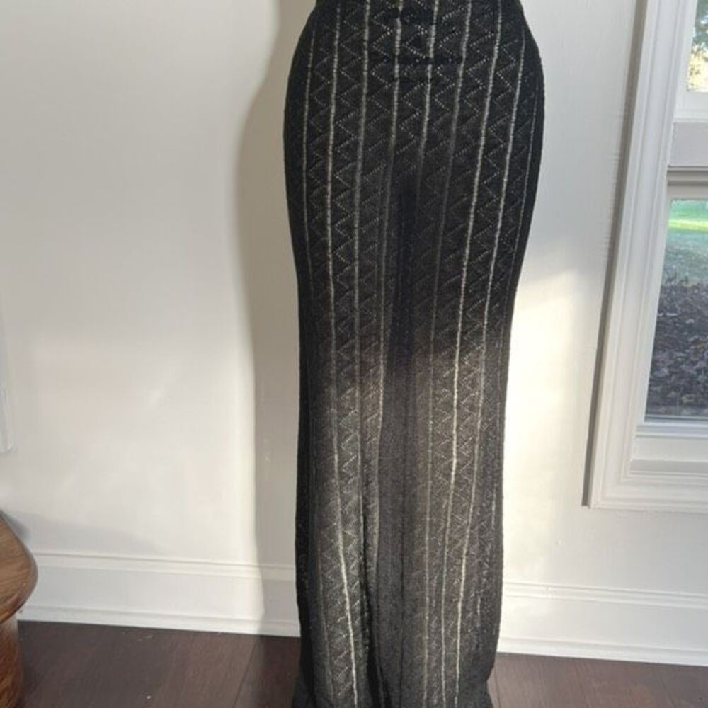 Black Crochet Skirt (Coverup)